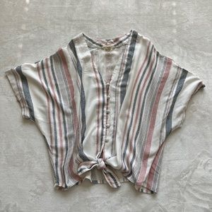 Sim and Sam Women’s Short Sleeve Blouse Size Small